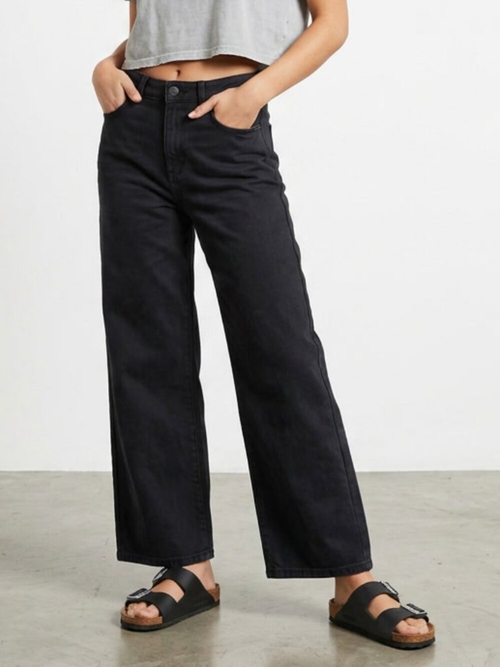 Twik Folk Fit Black Jeans Size 27